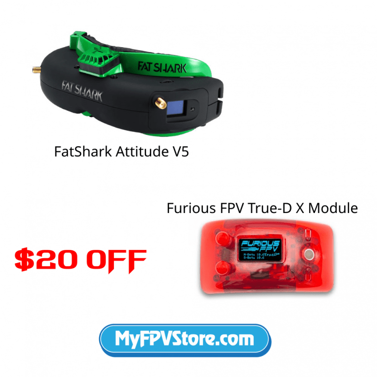 Fatshark Attitude V5 Furiousfpv True-d X Module Fpv Bundle - MyFPV