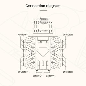 T-Motor V45A 3-6S BLHeli_32 4-in-1 ESC 6 - T-Motor