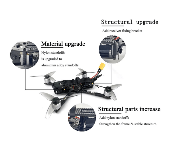 Darwin Baby Ape Pro V2 FPV Drone - Analog PNP 2 - DarwinFPV