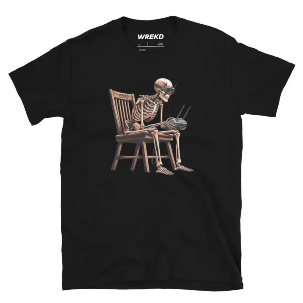 Wrekd Co. Skeleton FPV Graphic Tee 1 - Wrekd CO