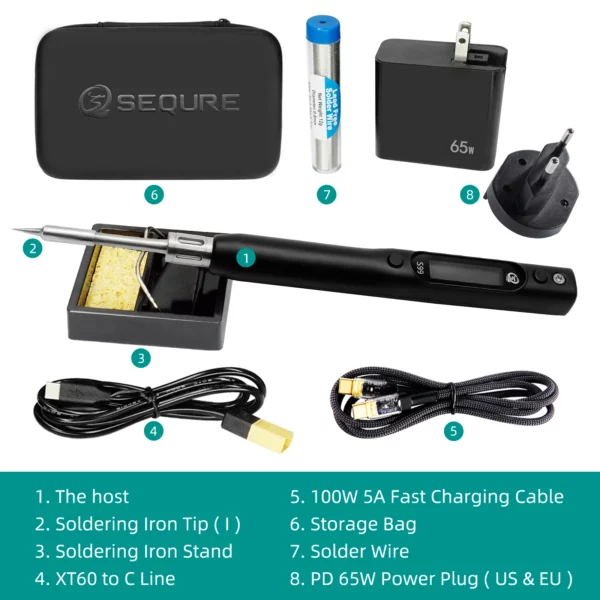 Sequre Soldering Iron Kit - S99 Nano Kit (B1 Tip) 1 - Sequre