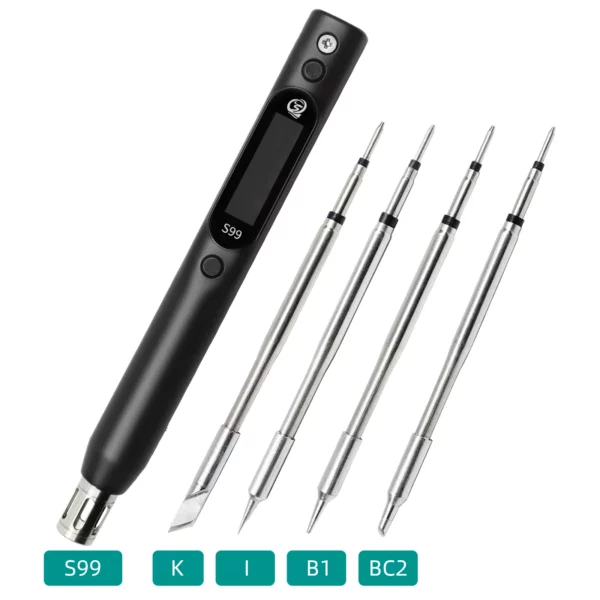 Sequre S99 Soldering Iron with K+I+IS+BC1 Tips 1 - Sequre