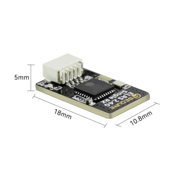 Sequre 2.4GHz High Quality ELRS Receiver w/ Plug - Single Antenna 80mm 5 - Sequre