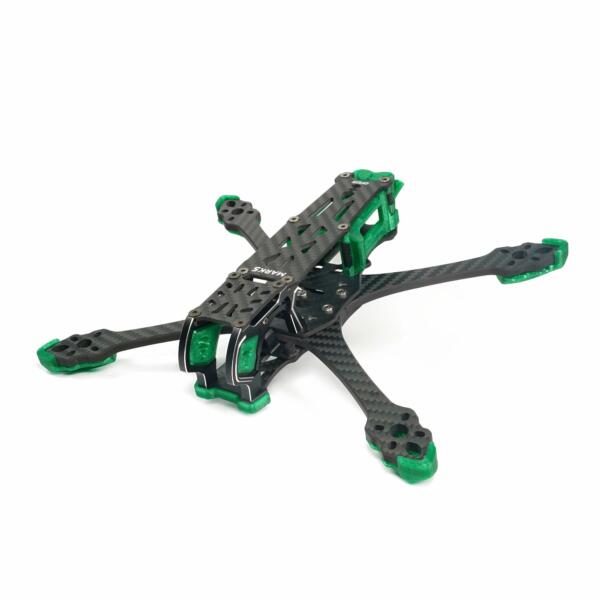 GEPRC FPV Freestyle Frame MARK5 Pro O3- Squashed X Green 1 - GEPRC