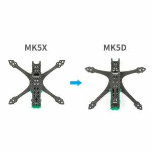 GEPRC FPV Freestyle Frame MARK5 Pro O3- Deadcat Green 7 - GEPRC