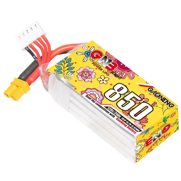 GAONENG GNB LiHV 4S 15.2V 850mAh 120C LiPo Battery - XT30 1 - Gaoneng GNB