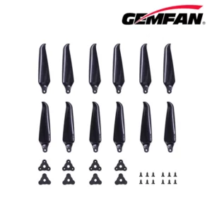 GemFan F8041 Folding 8-Inch Propeller 3 Blade (Black) 8 - Gemfan