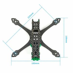 GEPRC FPV Freestyle Frame MARK5 Pro O3- Squashed X Green 10 - GEPRC