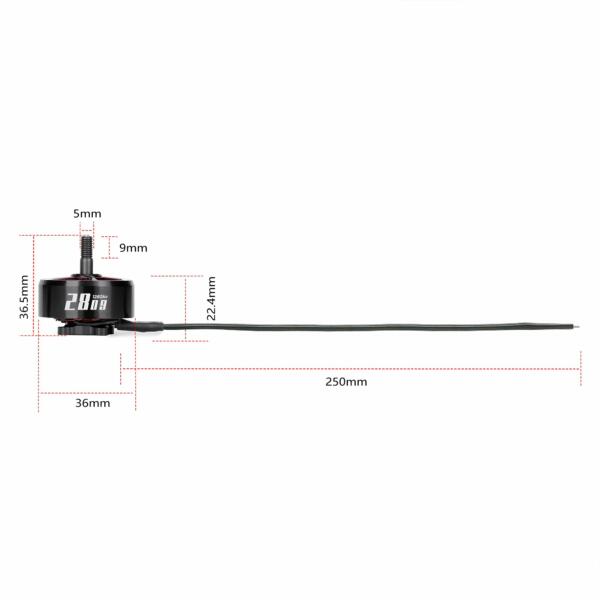 GEPRC SPEEDX2 2809 1280kv 7-8" Motor 8 - GEPRC