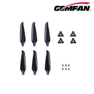 GemFan F8041 Folding 8-Inch Propeller 3 Blade (Black) 10 - Gemfan