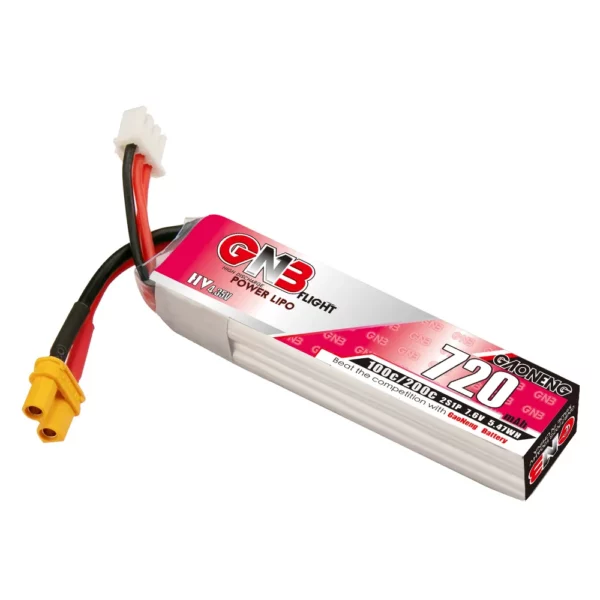 GNB GAONENG 2S 720mAh 7.6V 100C LiHV Battery - XT30 1 - Gaoneng GNB