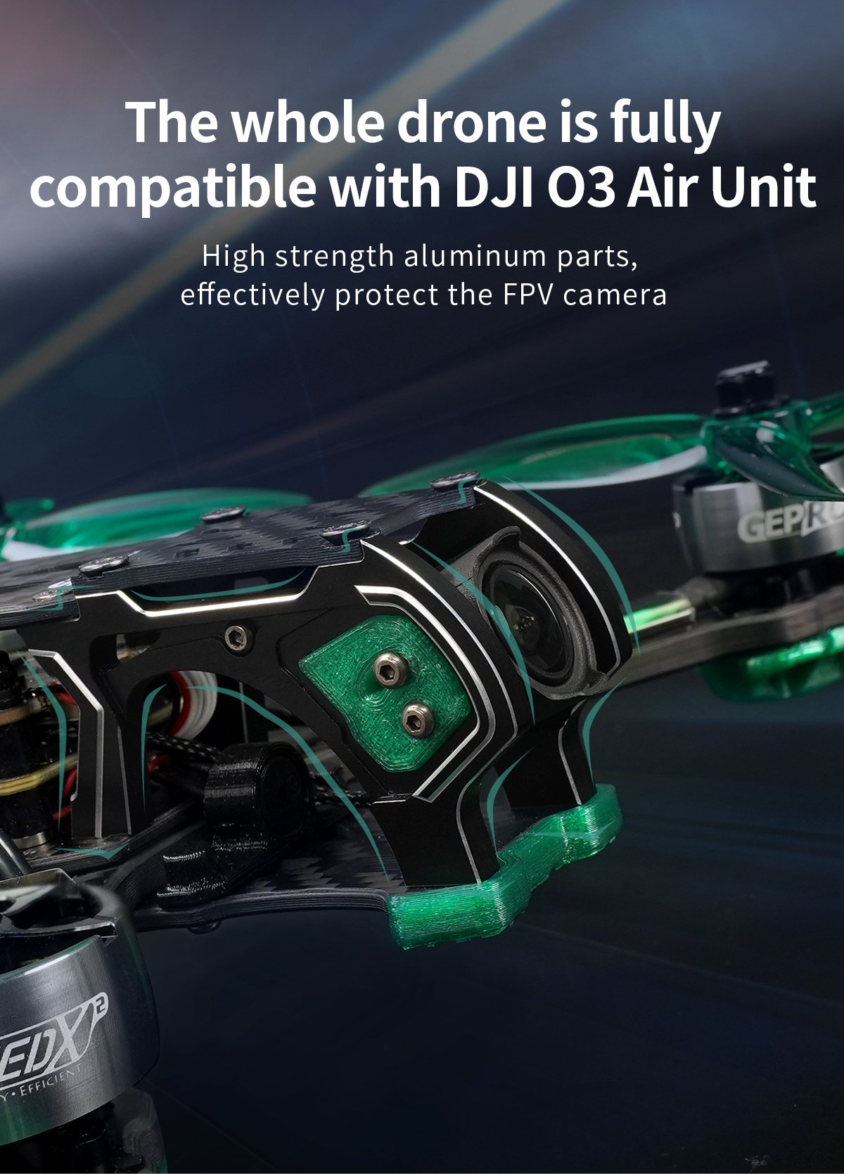 GEPRC MARK5 DJI O3 FPV Freestyle Drone | GREEN, 6S, ELRS 2.4Ghz 19 - GEPRC