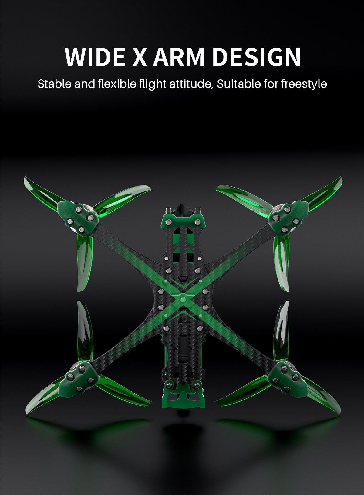 GEPRC MARK5 DJI O3 FPV Freestyle Drone | GREEN, 6S, ELRS 2.4Ghz 27 - GEPRC