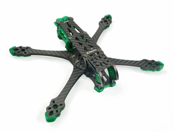 GEPRC FPV Freestyle Frame MARK5 Pro O3- Squashed X Green 8 - GEPRC