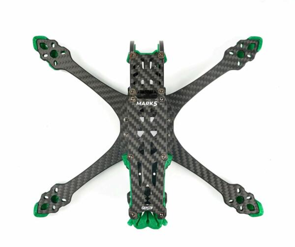 GEPRC FPV Freestyle Frame MARK5 Pro O3- Squashed X Green 7 - GEPRC