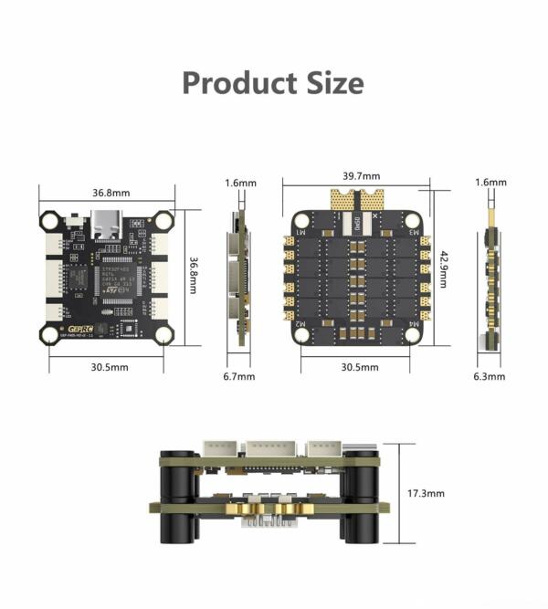 GEPRC Taker F405 50A Blheli-S HD Stack 10 - GEPRC