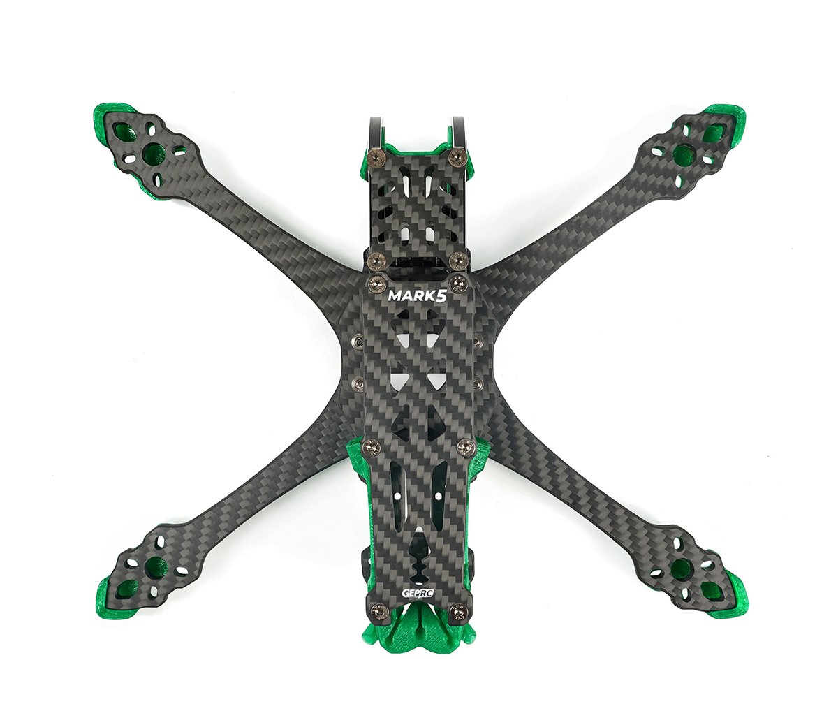 GEPRC FPV Freestyle Frame MARK5 Pro O3- Deadcat Green 21 - GEPRC