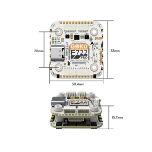 GOKU F722 Pro Mini V2 45A 32Bit 128K 20X20 Stack 10 - Flywoo