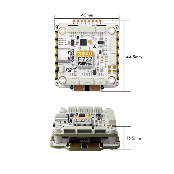 GOKU F722 Pro V2 55A 32Bit 128K 30X30 Stack - Image 3