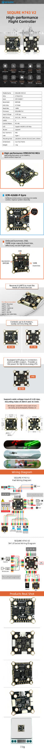 Sequre FPV FC v2 (H743) 15 - Sequre