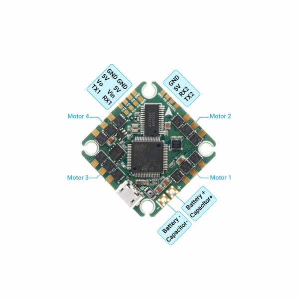 TuneRC v2 Poly F405 2S-4S-20a AIO - 25.5x25.5 4 - TuneRC