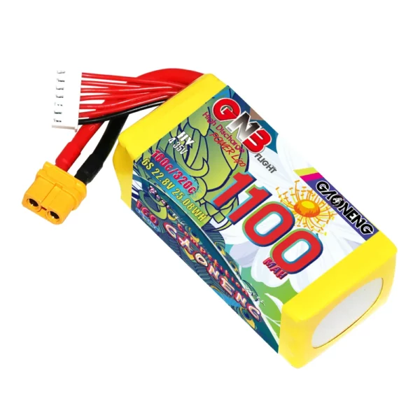 GAONENG GNB LiHV 6S 22.8V 1100mAh 160C XT60 LiPo Battery - Image 3