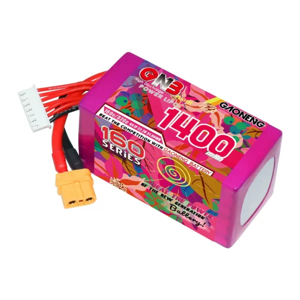 GAONENG GNB 6S 22.2V 1400mAh 160C XT60 LiPo Battery - Image 3