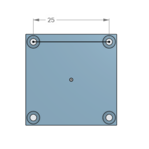 25x25 Flexible 3D Printed M2 Mount (AIO, DJI 04, ETC) 1 - MyFPVStore.com