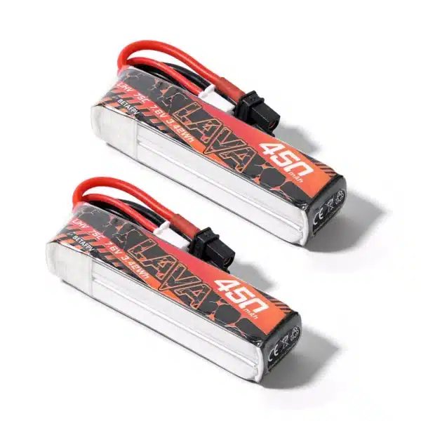 BetaFPV Lava 2s 450mAh LiHV 75c Battery XT30 (2pcs)